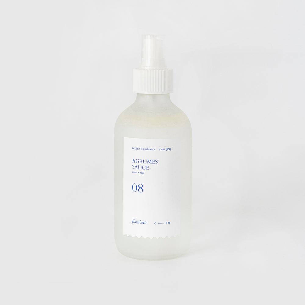 Brume d'ambiance aux agrumes et sauge pour une détente aromatique