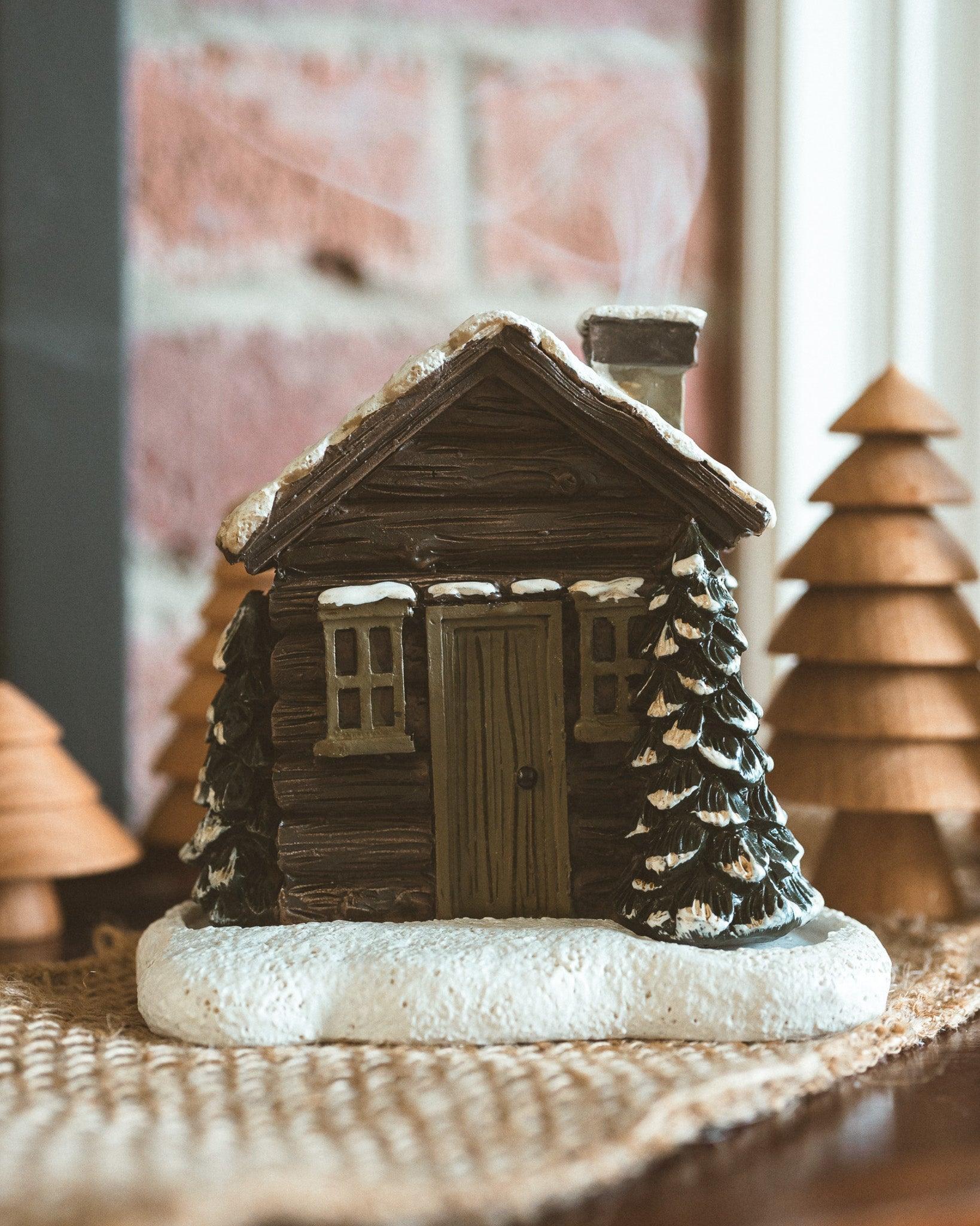 BRULEUR D'ENCENS - Cabane de bois rond - SHOOSH - Boutique Shoosh