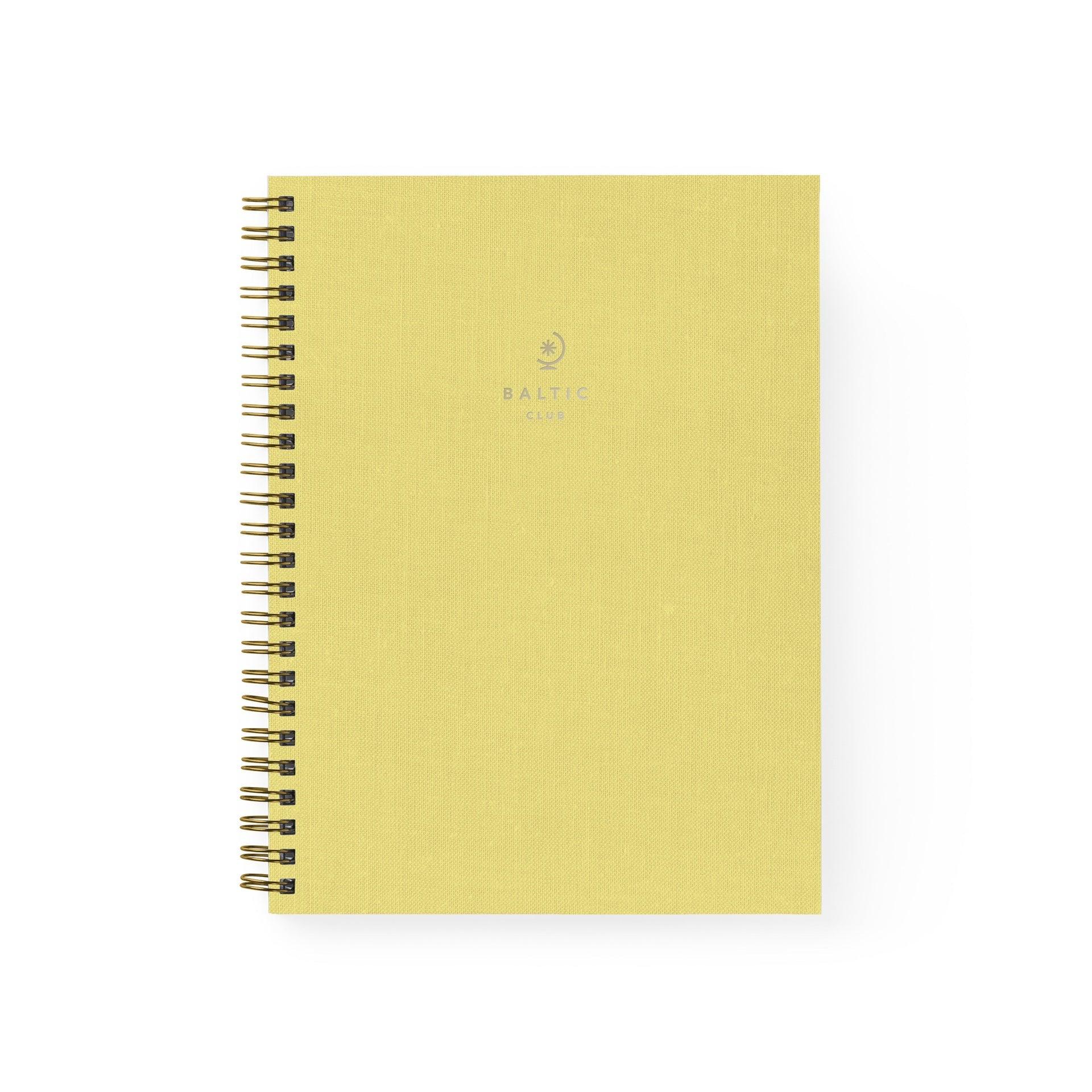 CAHIER DE NOTES SPIRALE EN TISSU - BALTIC CLUB - Boutique Shoosh