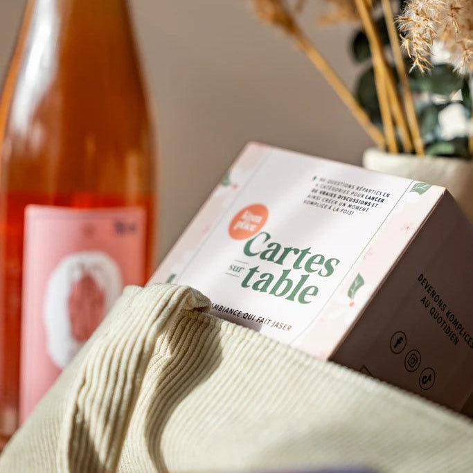 CARTE SUR TABLE - Jeu d'ambiance - KOMPLICE - Boutique Shoosh