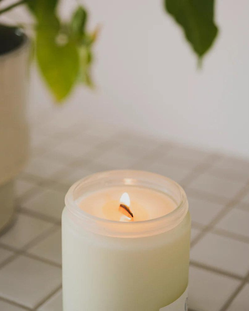 MINI CHANDELLE CRÉPITANTE - Poire thé vert 07 - FLAMBETTE - Boutique Shoosh