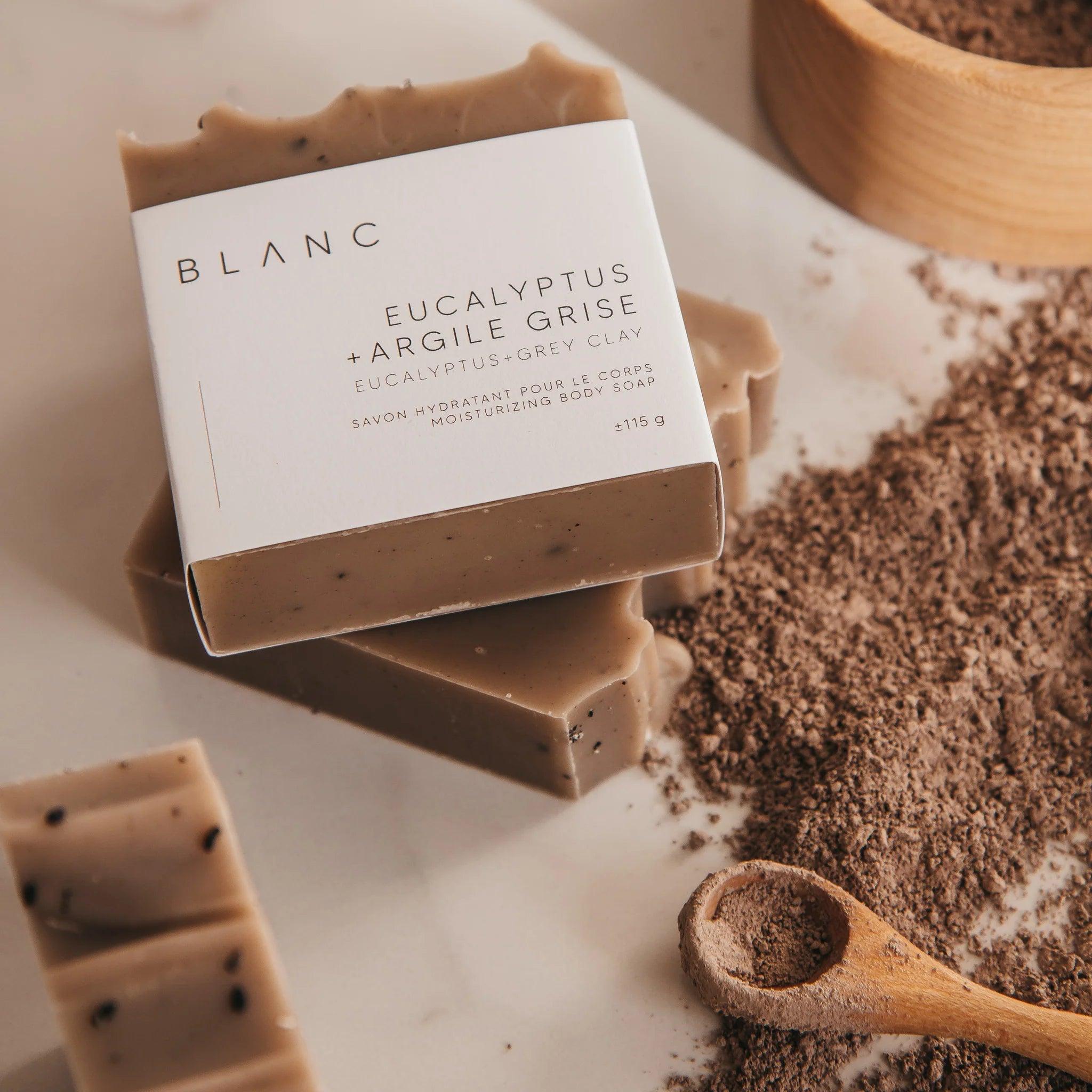 SAVON - Eucalyptus + Argile grise - BLANC SAVONERIE - Boutique Shoosh