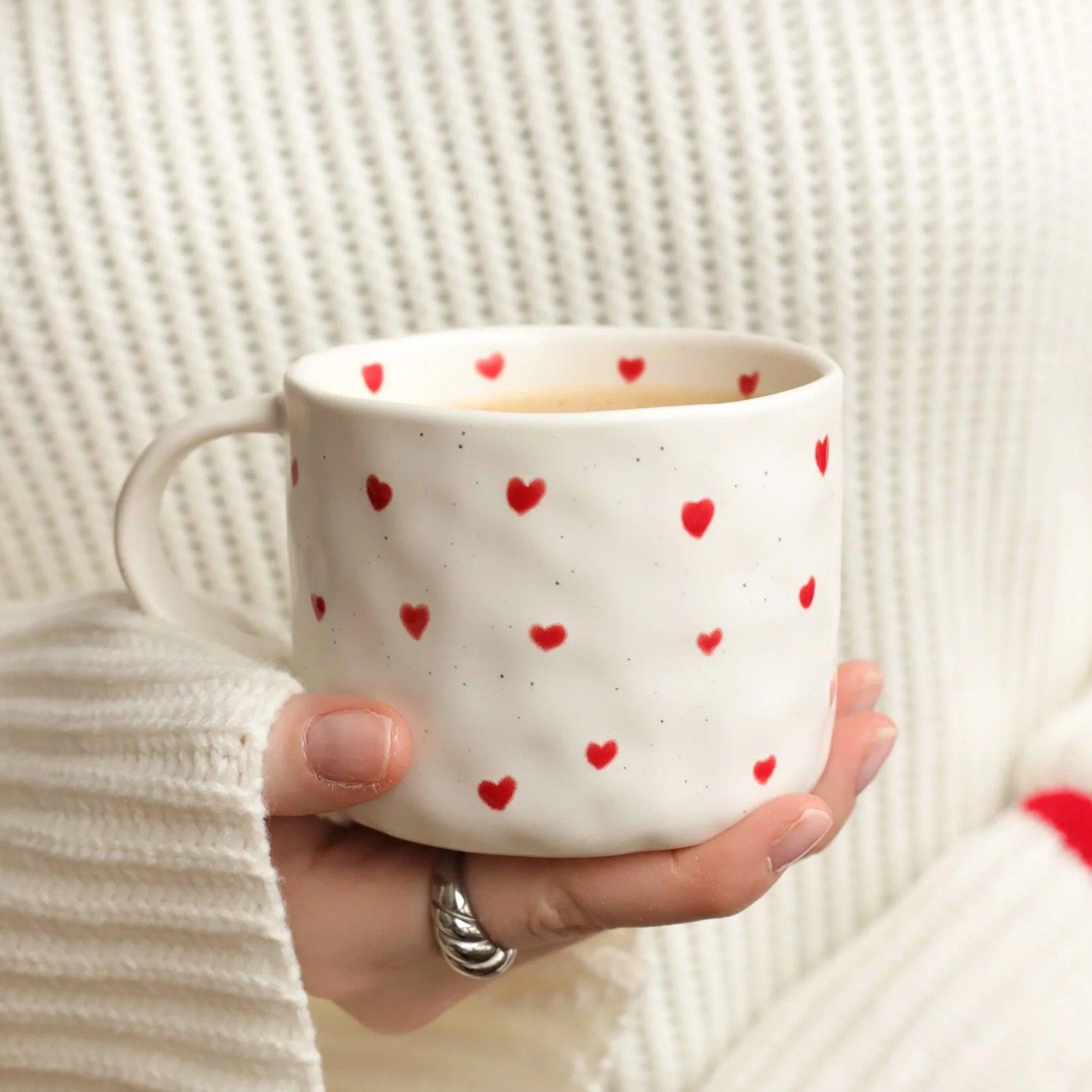 TASSE - Les coeurs rouges - MOI D'ABORD - Boutique Shoosh