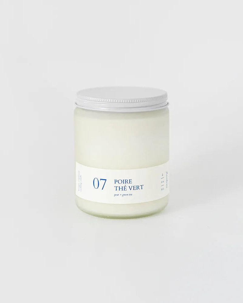 CHANDELLE CRÉPITANTE - Poire Thé vert 07 - FLAMBETTE - Boutique Shoosh