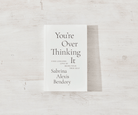 LIVRE - You're Overthinking It - Thought Catalog - Boutique Shoosh