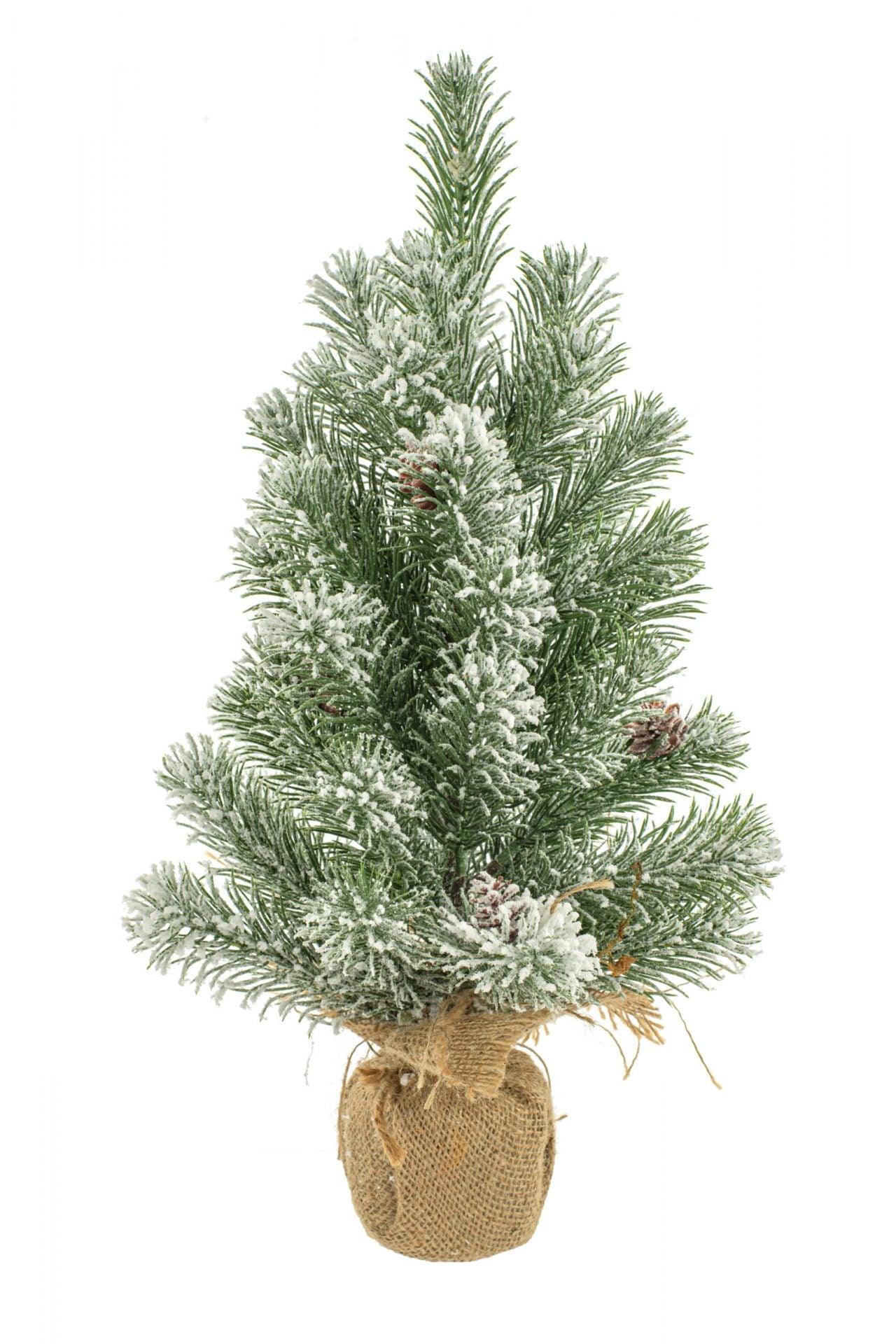 SAPIN GIVRÉ ARTIFICIEL - Vert foncé - STARLIGHT - Boutique Shoosh