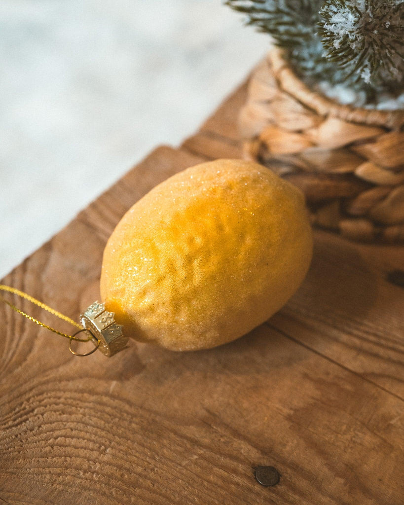 ORNEMENT - Citron - CREATIVE COOP - Boutique Shoosh