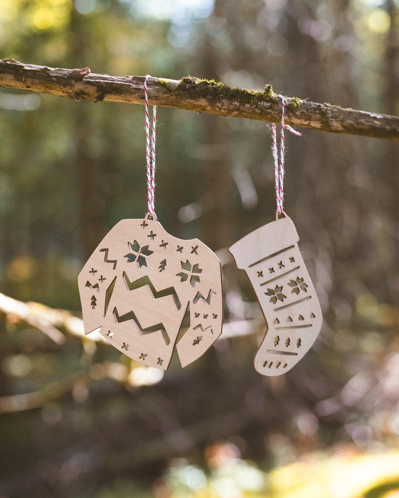 ORNEMENT EN BOIS - Collection Cozy - LIGHT+PAPER - Boutique Shoosh