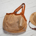 SAC À PROVISIONS LE MARCHÉ - Duo Cognac - DANICA - Boutique Shoosh