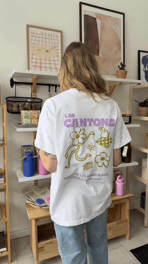 T-SHIRT LES CANTONS - Shoosh X Les Wonderlands - SHOOSH - Boutique Shoosh