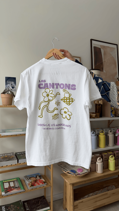 T-SHIRT LES CANTONS - Shoosh X Les Wonderlands - SHOOSH - Boutique Shoosh