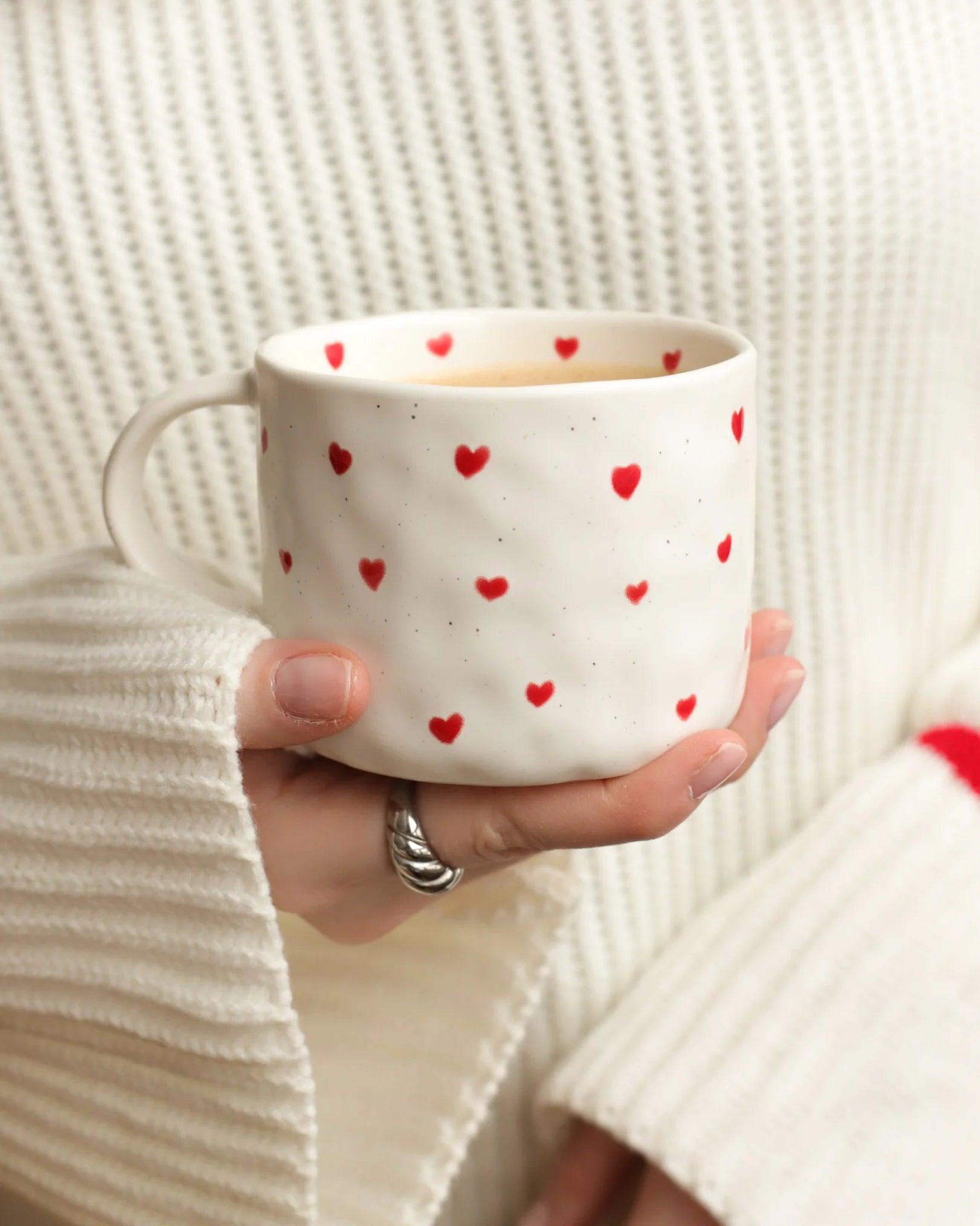 TASSE - Les coeurs rouges - MOI D'ABORD - Boutique Shoosh