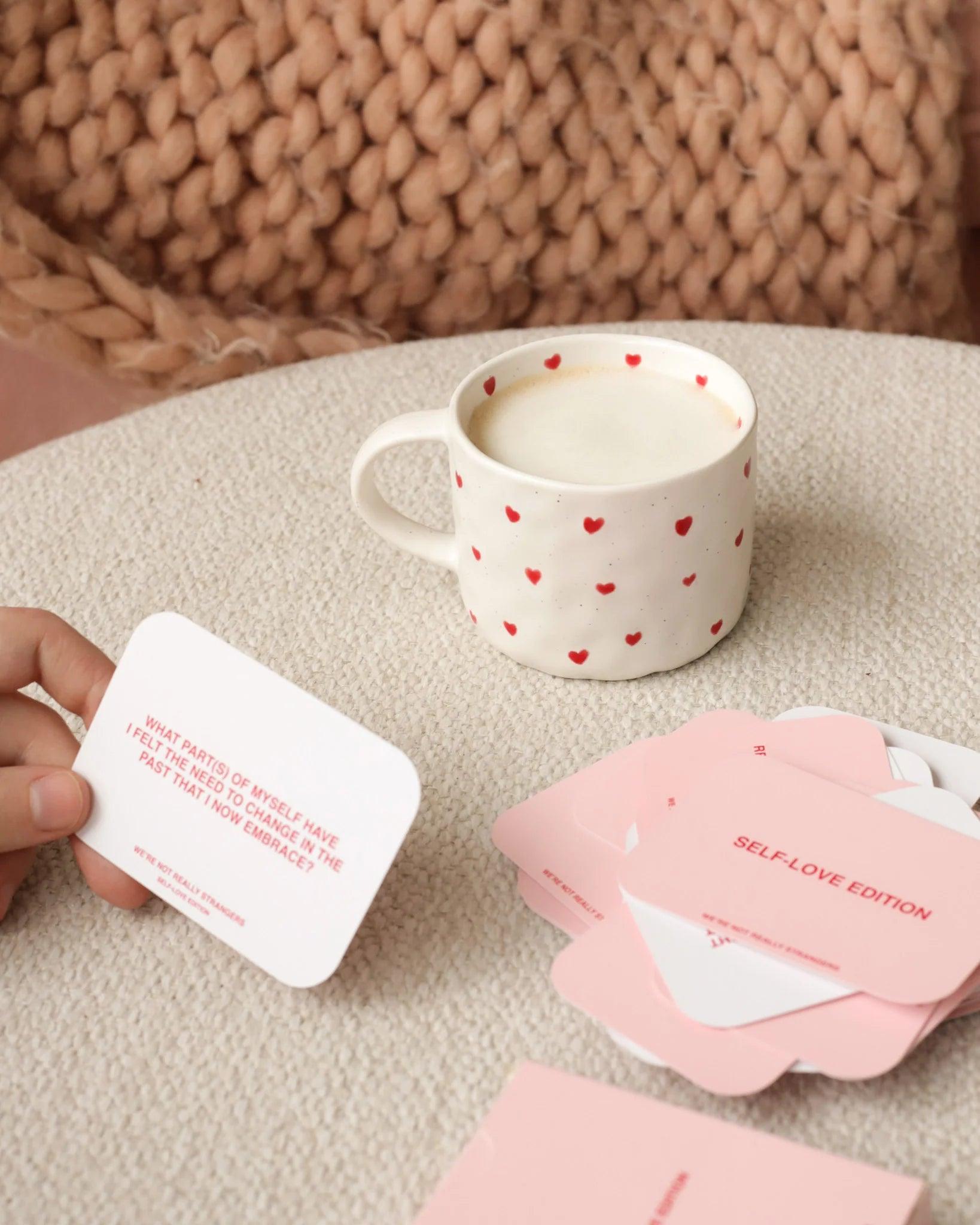 TASSE - Les coeurs rouges - MOI D'ABORD - Boutique Shoosh