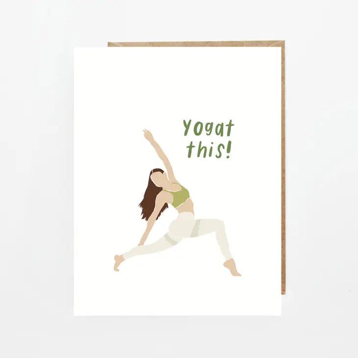 CARTE DE VOEUX - Yoga - GLENDA CAST - Boutique Shoosh