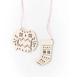 ORNEMENT EN BOIS - Collection Cozy - LIGHT+PAPER - Boutique Shoosh