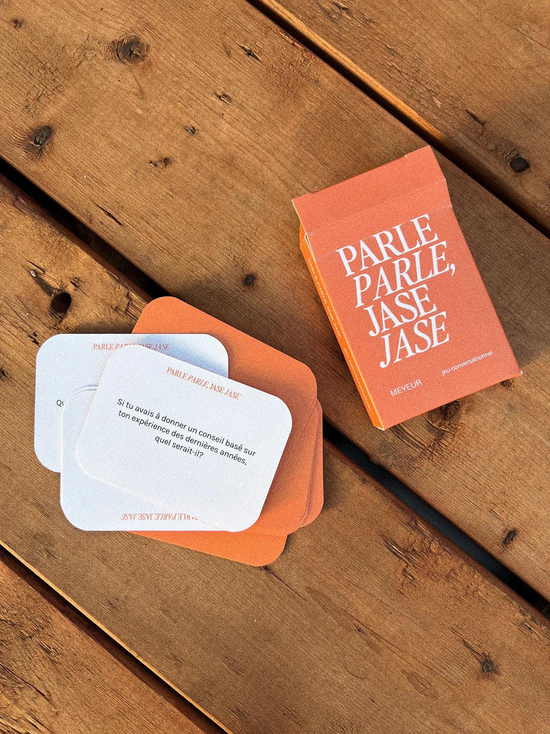 PARLE PARLE, JASE JASE - jeu conversationel - MEYEUR - Boutique Shoosh
